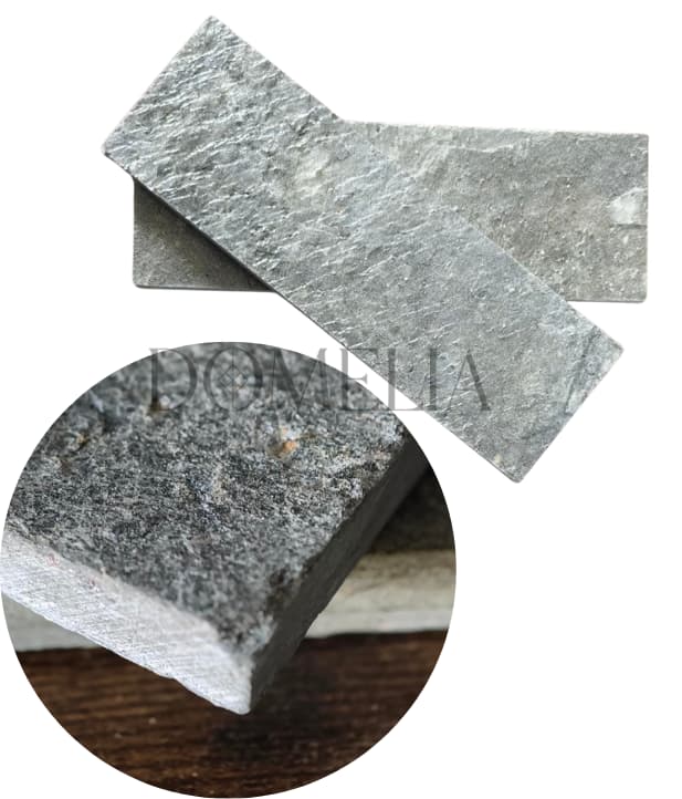 Silver Shine kwarcyt elewacyjny – jasnoszara struktura kamienia naturalnego